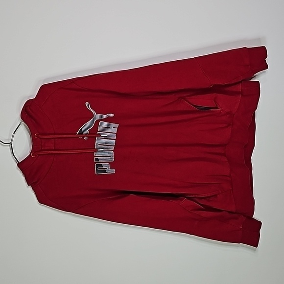 PUMA large red athletic hoodie - Picture 1 of 7